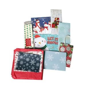 Chistmas Gift Wrapping Materials Bundle